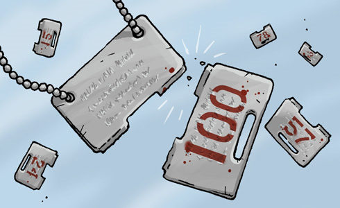 Dog tags breaking