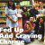 "Fed up and craving change" on photo of people at grocery store