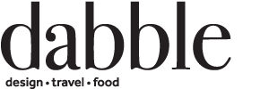 Dabble: design, travel, food logo