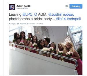 Adam Scotti Justin Trudeau tweet