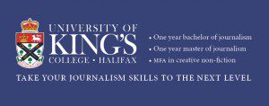 University of King's College Journalism ad