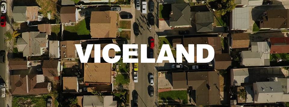 Still with the words "Viceland"