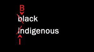 Capitalised Black and Indigenous