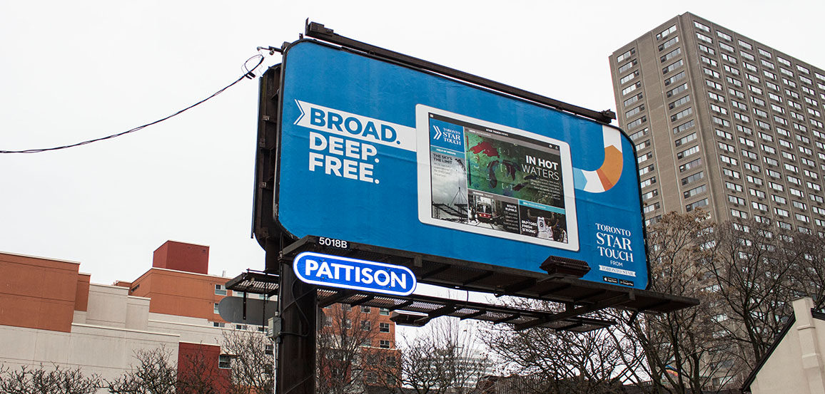 Toronto Star billboard