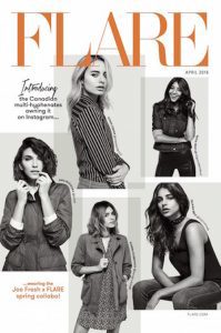 Cover of Flare depicting a series of five women.