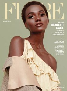 Cover of Flare depicting model Herieth Paul.