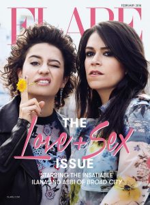 Cover of Flare depicting Ilana and Abbi of Broad City