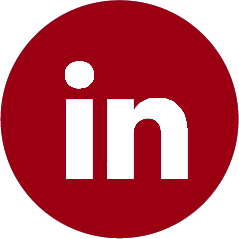LinkedIn logo red