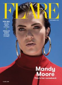 Cover of Flare depicting Mandy Moore.