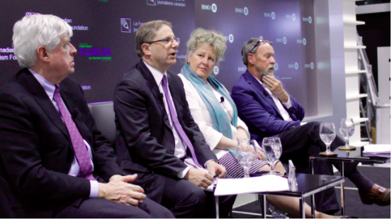 Christopher Waddell, Edward Greenspon, April Lindgren, and Allan Greg