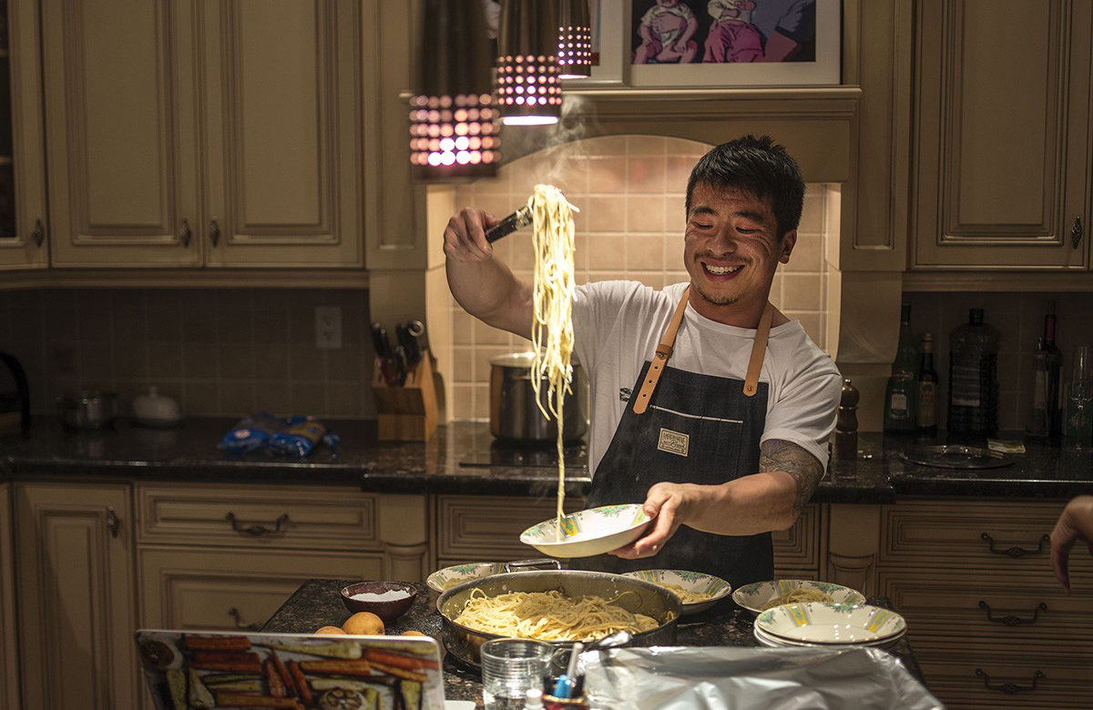 Karon Liu cooking