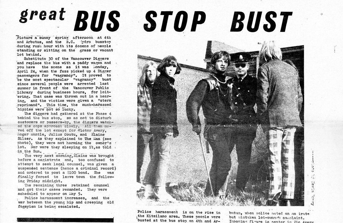 Great Bus Stop Bust newspaper article