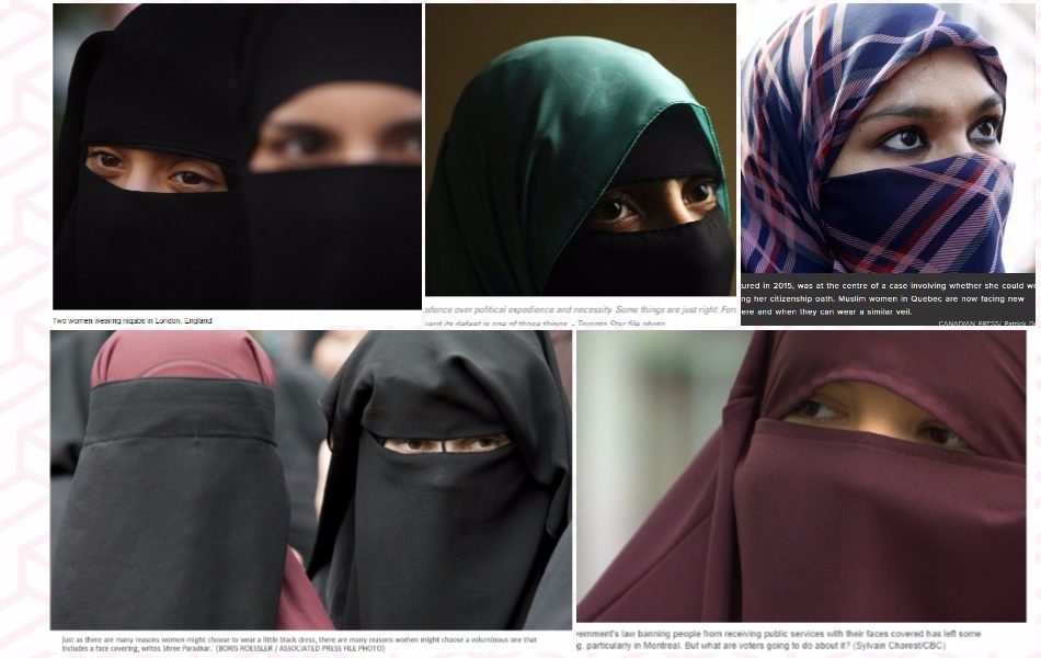 niqab, stock image