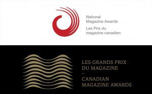 Logos for the National Magazine Awards and Canadian Magazine Awards