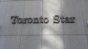 Toronto Star building sign