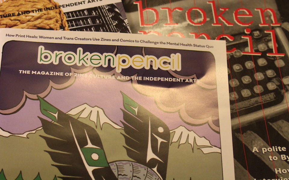 Broken Pencil started in 1995 after Hal Niedzviecki graduated university. It's grown since, doing what it can to stay afloat in today's print industry. (Daina Goldfinger/RRJ)